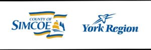 Simcoe County and York Region logos